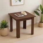 Τραπέζι Manka I  σε wenge απόχρωση 80x80x77εκ