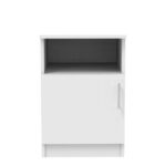 Κομοδίνο Galdi σε λευκή απόχρωση 40x45x60εκ