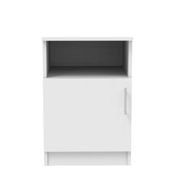 Κομοδίνο Galdi σε λευκή απόχρωση 40x45x60εκ