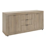 Μπουφές Doha  σε sonoma απόχρωση 180x45x80.5εκ