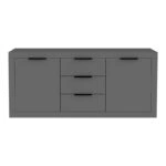 Μπουφές Doha σε ανθρακί απόχρωση 180x45x80.5εκ