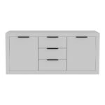 Μπουφές Doha  σε λευκή απόχρωση 180x45x80.5εκ