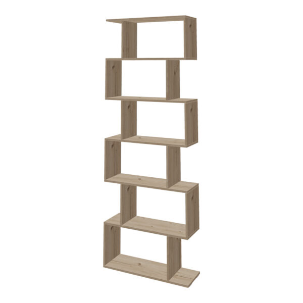 Βιβλιοθήκη Sezen σε oak απόχρωση 70x24x191.5εκ