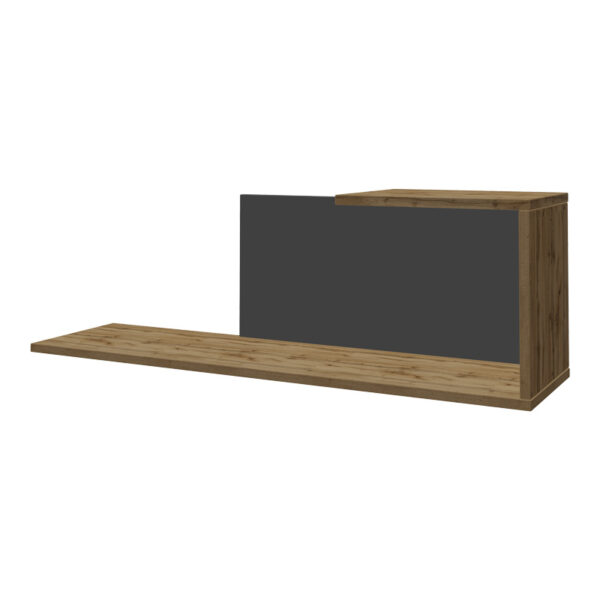 Σύνθετο σαλονιού Poelfy σε ανθρακί-oak απόχρωση 170x37.5x42εκ