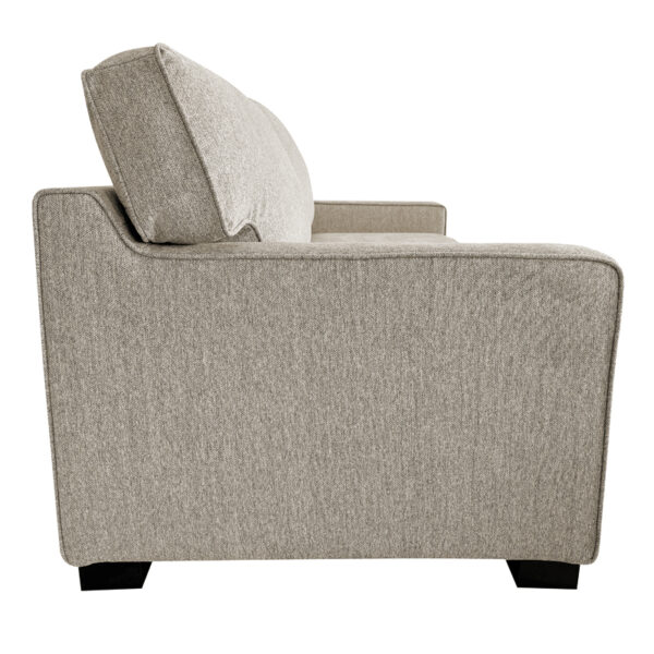 Καναπές-κρεβάτι διθέσιος με αναδιπλούμενο στρώμα Polaris  εκρού ύφασμα 181x91x83εκ