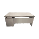 Γραφείο εργασίας Armadi με ντουλάπι  σε sonoma-λευκή απόχρωση 140x70x75εκ