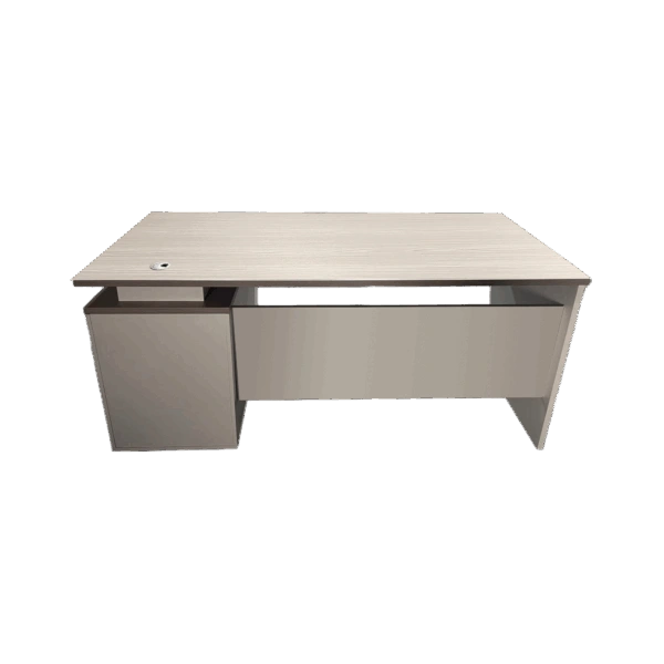 Γραφείο εργασίας Armadi με ντουλάπι  σε sonoma-λευκή απόχρωση 140x70x75εκ