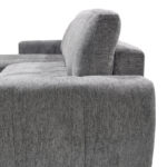 Γωνιακός αναστρέψιμος καναπές-κρεβάτι Vivad ύφασμα σε ανθρακί απόχρωση 275x164x91εκ