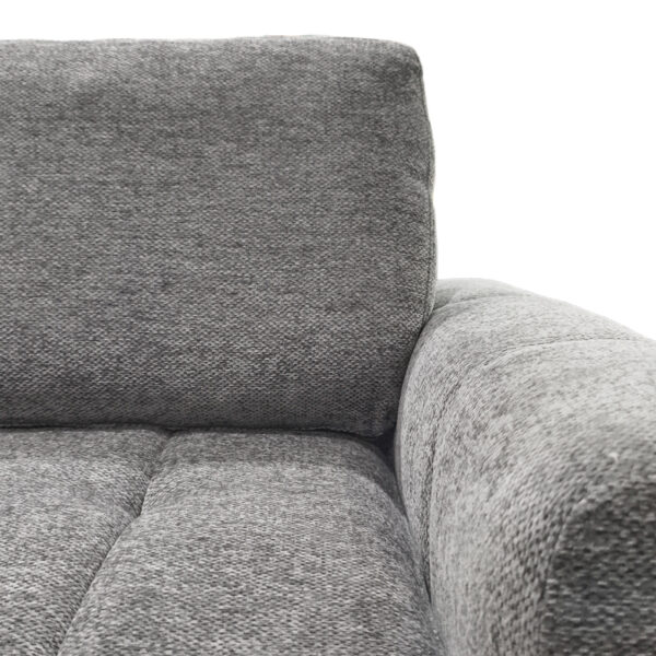 Γωνιακός αναστρέψιμος καναπές-κρεβάτι Vivad ύφασμα σε ανθρακί απόχρωση 275x164x91εκ