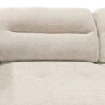 Γωνιακός καναπές αριστερή γωνία Camile  ύφασμα σε μπεζ απόχρωση 270x174x95εκ