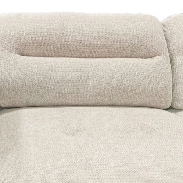 Γωνιακός καναπές δεξιά γωνία Camile ύφασμα σε μπεζ απόχρωση 270x174x95εκ