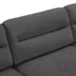 Γωνιακός καναπές αριστερή γωνία Camile ύφασμα σε ανθρακί απόχρωση 270x174x95εκ