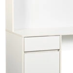 Γραφείο εργασίας Secreta  με ράφι σε λευκή απόχρωση 110x50x135εκ