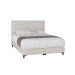 UTOPIA ΚΡΕΒΑΤΙ ΜΕ ΑΠΟΘΗΚ. ΧΩΡΟ ΚΑΙ ΣΤΡΩΜΑ WHITE SMOOTH 06-900 207x160x115