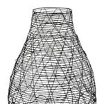 Βάζο Βολβώδες Μεταλλικό Μαύρο D17X26Cm D17X26Cm