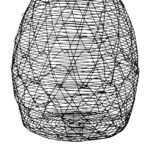 Βάζο Βολβώδες Μεταλλικό Μαύρο D17X26Cm D17X26Cm