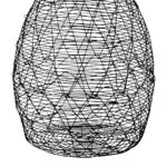 Βάζο Βολβώδες Μεταλλικό Μαύρο D22X33Cm D22X33Cm