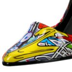 Μπουκαλοθήκη παπουτσιών Graffiti Συνθετική Ρητίνη Πολύχρωμη 23X9X19Cm 23X9X19Cm