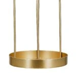 Σταντ κοσμήματος Μεταλλικό Χρυσό Χρώμα 13X13X31Cm 13X13X31Cm