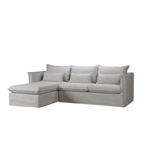 PROUD ΚΑΝΑΠΕΣ ΓΩΝΙΑ ΑΡΙΣΤΕΡΗ ΓΚΡΙ ΑΝΟΙΧΤΟ PUENTE 80 258x180x90