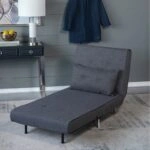 Artekko Sofa Bed Γκρι Υφασμάτινη Πολυθρόνα Κρεβάτι (88x81x78)cm