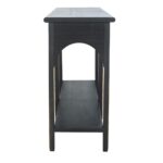 Console Κονσόλα Ξύλο MDF Μαύρο Χρυσό (120x40x81)cm