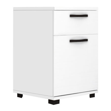 Κομοδίνο - συρταριέρα γραφείου Veto Megapap χρώμα λευκό 40x39x57εκ.
