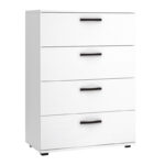 Συρταριέρα Velika Megapap χρώμα λευκό 73x44x96εκ.