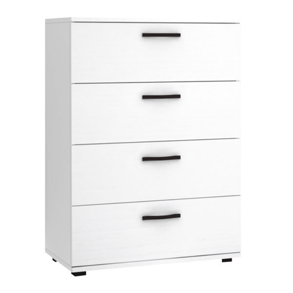 Συρταριέρα Velika Megapap χρώμα λευκό 73x44x96εκ.