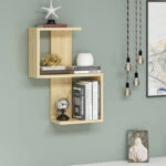 Ραφιέρα τοίχου Octa Megapap χρώμα sapphire oak 45x16,4x60εκ.