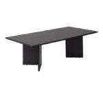 Τραπεζάκι σαλονιού Sabin Megapap χρώμα μαύρο 119x60x40εκ.