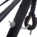 ΑΙΩΡΑ CRAVE HM6304.01 ΑΝΘΡΑΚΙ ΜΕΤΑΛΛΙΚΟΣ ΣΚΕΛΕΤΟΣ-ΣΚΟΥΡΟ ΓΚΡΙ ΥΦΑΣΜΑ 265x93x105Υεκ