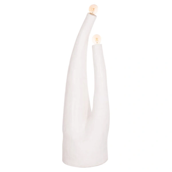 ΔΙΑΚΟΣΜΗΤΙΚΟ ΦΩΤΙΣΤΙΚΟ ΔΑΠΕΔΟΥ TUSKEN HM4702.02 FIBER CEMENT-ΛΕΥΚΟ 50x43x145Υεκ