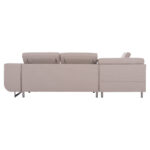 ΓΩΝΙΑΚΟΣ ΚΑΝΑΠΕΣ-ΚΡΕΒΑΤΙ ΜΕ ΑΠΟΘ.ΧΩΡΟ ENCORE HM3301.03L ΜΠΕΖ ΥΦΑΣΜΑ 285x205x90Υεκ.