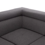 ΓΩΝΙΑΚΟΣ ΚΑΝΑΠΕΣ-ΚΡΕΒΑΤΙ ΜΕ ΑΠΟΘ.ΧΩΡΟ ENCORE HM3301.01L ΓΚΡΙ ΥΦΑΣΜΑ 285x205x90Υεκ.