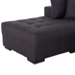 ΓΩΝΙΑΚΟΣ ΚΑΝΑΠΕΣ-ΚΡΕΒΑΤΙ ΜΕ ΑΠΟΘ.ΧΩΡΟ TRENDSTON HM3302.01L ΓΚΡΙ ΥΦΑΣΜΑ 298x177x95Υεκ