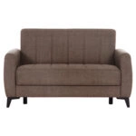 ΚΑΝΑΠΕΣ ΚΡΕΒΑΤΙ ΜΕ ΑΠΟΘ.ΧΩΡΟ ΔΙΘΕΣΙΟΣ NIKKO HM3293.02 ΜΠΕΖ ΥΦΑΣΜΑ 144x75x84Υεκ.