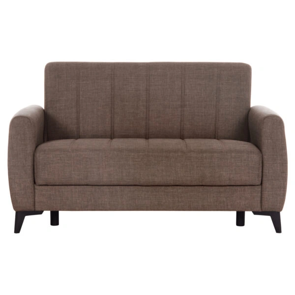 ΚΑΝΑΠΕΣ ΚΡΕΒΑΤΙ ΜΕ ΑΠΟΘ.ΧΩΡΟ ΔΙΘΕΣΙΟΣ NIKKO HM3293.02 ΜΠΕΖ ΥΦΑΣΜΑ 144x75x84Υεκ.