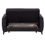 ΚΑΝΑΠΕΣ ΚΡΕΒΑΤΙ ΜΕ ΑΠΟΘ.ΧΩΡΟ ΔΙΘΕΣΙΟΣ NIKKO HM3293.01 ΓΚΡΙ ΥΦΑΣΜΑ 144x75x84Υεκ.