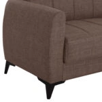 ΚΑΝΑΠΕΣ ΚΡΕΒΑΤΙ ΜΕ ΑΠΟΘ.ΧΩΡΟ ΔΙΘΕΣΙΟΣ NIKKO HM3293.02 ΜΠΕΖ ΥΦΑΣΜΑ 144x75x84Υεκ.