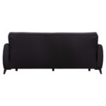 ΚΑΝΑΠΕΣ ΚΡΕΒΑΤΙ ΜΕ ΑΠΟΘ.ΧΩΡΟ TΡΙΘΕΣΙΟΣ NIKKO HM3292.11 ΜΑΥΡΟ PU 207x80x82Υεκ.