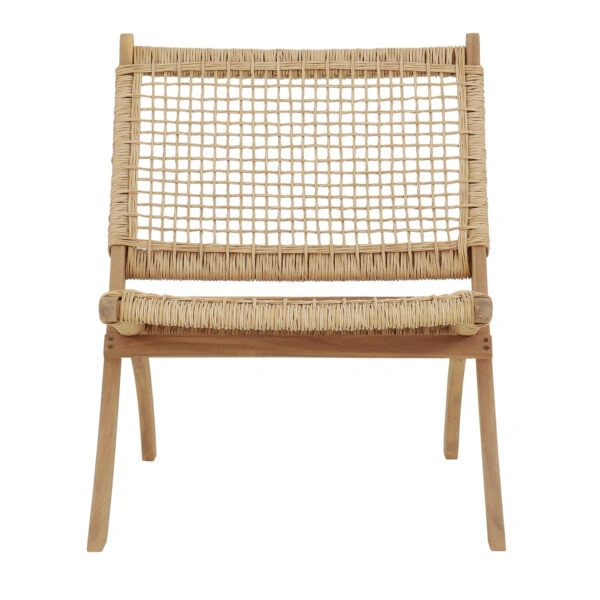 ΚΑΡΕΚΛΑ ΑΝΑΔΙΠΛΟΥΜΕΝΗ FERMO HM6243.01 ΞΥΛΟ ΑΚΑΚΙΑΣ ΦΥΣΙΚΟ-ΣΥΝΘ.WICKER 78x60x73Υεκ.