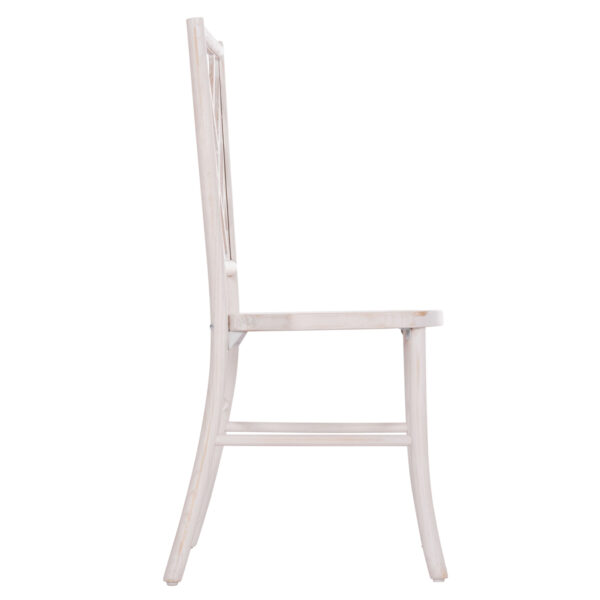 ΚΑΡΕΚΛΑ ΑΠΟ ΤΟΟΝ ΞΥΛΟ WHITE WASH 41x46x95Υεκ.HM9410.05