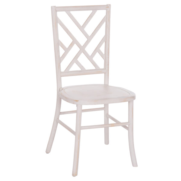 ΚΑΡΕΚΛΑ ΑΠΟ ΤΟΟΝ ΞΥΛΟ WHITE WASH 41x46x95Υεκ.HM9410.05