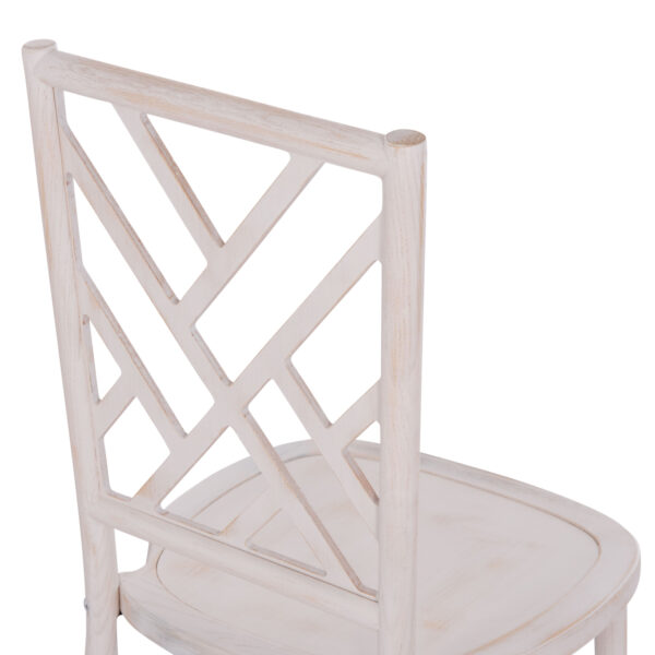 ΚΑΡΕΚΛΑ ΑΠΟ ΤΟΟΝ ΞΥΛΟ WHITE WASH 41x46x95Υεκ.HM9410.05