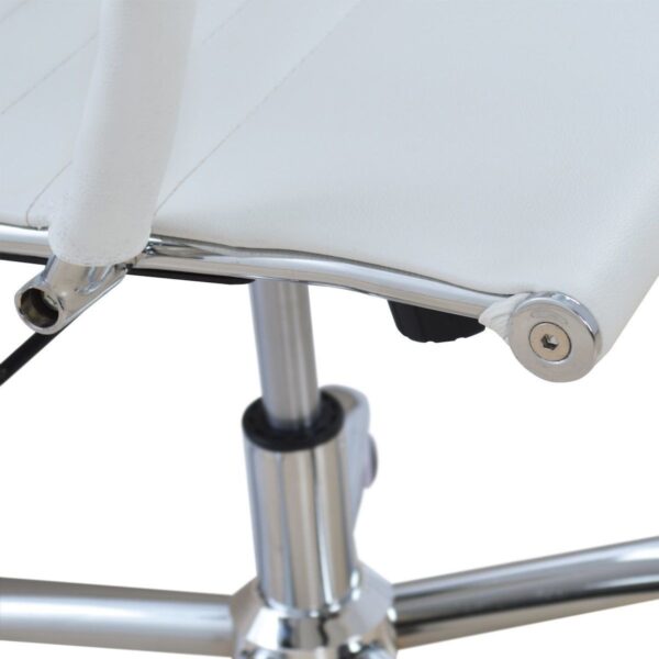 Καρέκλα Γραφείου  ΔΙΩΝΗ Λευκό PU 55x60x104-111cm