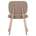 ΚΑΡΕΚΛΑ ΤΡΑΠΕΖΑΡΙΑΣ BELLISI HM18248.01 ΚΑΦΕ ΥΦΑΣΜΑ-PLYWOOD ΧΡΩΜΑ ΔΡΥΟΣ 53x56x78Υεκ.