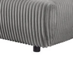 ΚΡΕΒΑΤΙ ΔΙΠΛΟ ΜΕ ΑΠΟΘ.ΧΩΡΟ KALLY HM729.01 ΓΚΡΙ FEAUX FUR ΥΦΑΣΜΑ--ΣΤΡΩΜΑ 160x200εκ