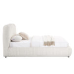 ΚΡΕΒΑΤΙ ΔΙΠΛΟ ΜΕ ΑΠΟΘ.ΧΩΡΟ KALLY HM729.03 ΜΠΕΖ FEAUX FUR ΥΦΑΣΜΑ--ΣΤΡΩΜΑ 160x200εκ