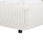 ΚΡΕΒΑΤΙ ΔΙΠΛΟ ΜΕ ΑΠΟΘ.ΧΩΡΟ KALLY HM729.03 ΜΠΕΖ FEAUX FUR ΥΦΑΣΜΑ--ΣΤΡΩΜΑ 160x200εκ